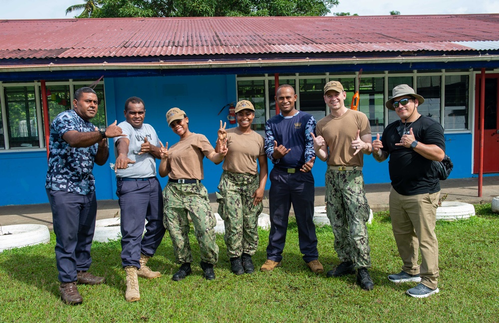 Blue Ridge community relations event in Suva, Fiji