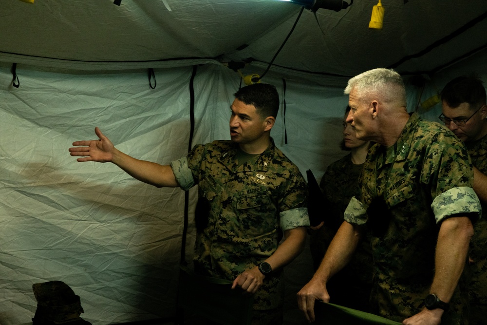 Kaiju Rain | III MEF Commanding General visits III MIG