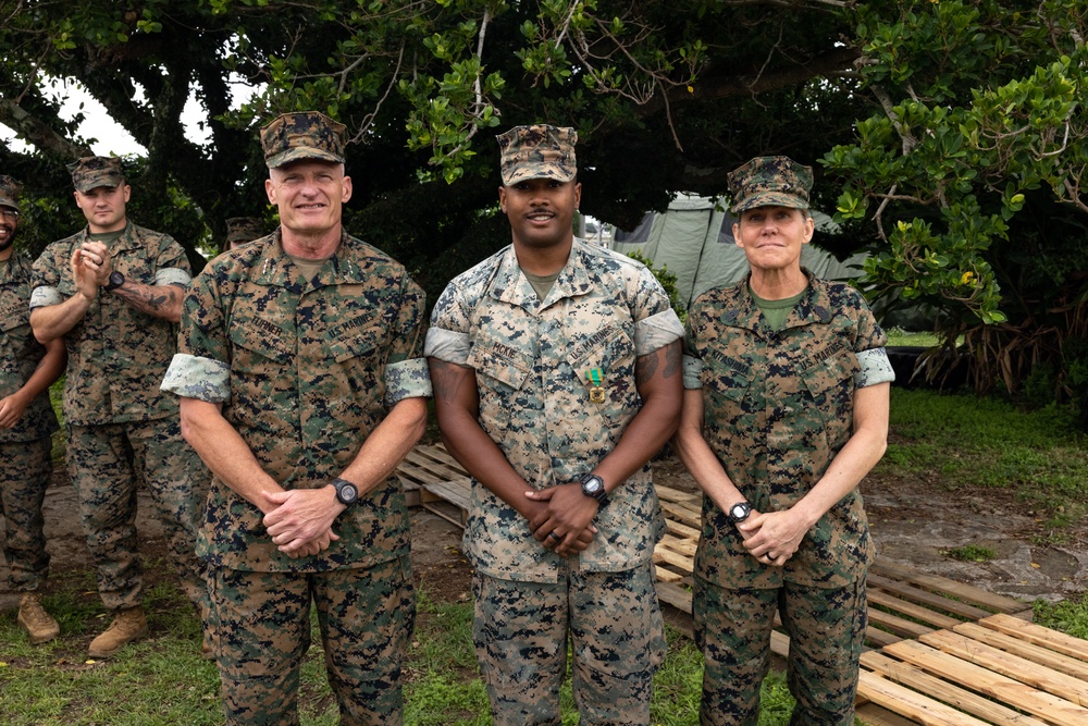 Kaiju Rain | III MEF Commanding General visits III MIG