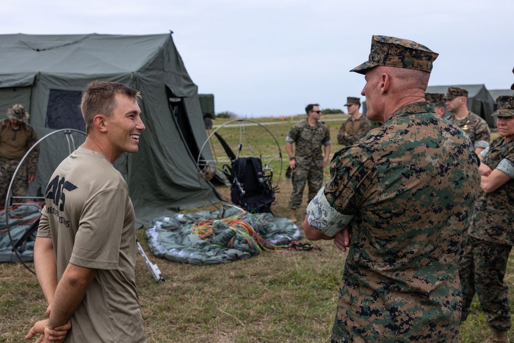 Kaiju Rain | III MEF Commanding General visits III MIG
