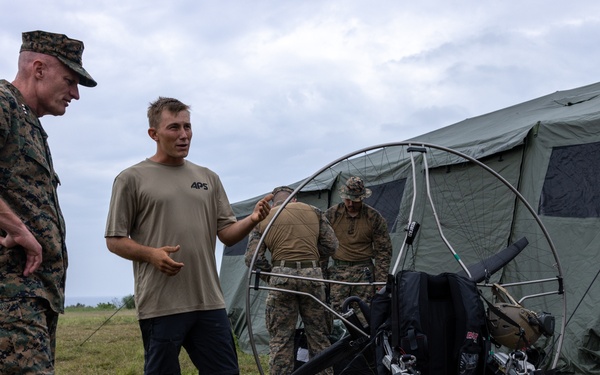 Kaiju Rain | III MEF Commanding General visits III MIG