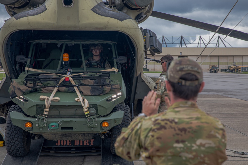 Long Range, Large Scale Air Assault into JRTC
