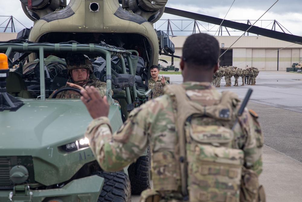 Long Range, Large Scale Air Assault into JRTC