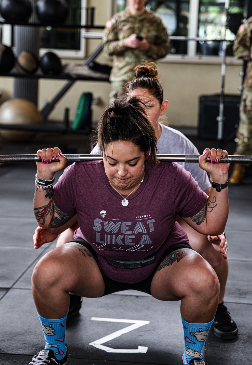 Vicenza BOSS holds weightlifting competition to build community