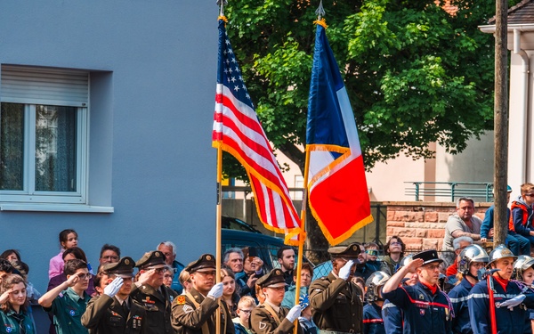 10th AAMDC supports the 80th anniversary ceremony of the liberation of Herrlisheim