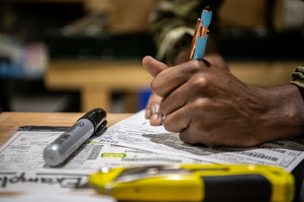 379th ELRS Conducts Inbound Supply Review