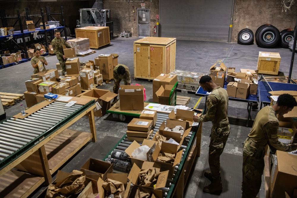 379th ELRS Conducts Inbound Supply Review