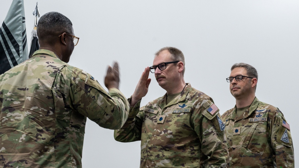 Lt. Col. Keith takes command of Space Force Central Command Combat Det 3-1