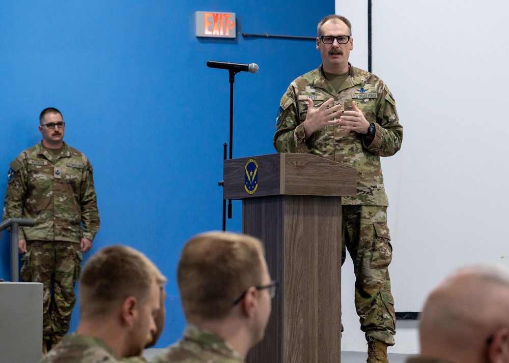 Lt. Col. Keith takes command of Space Force Central Command Combat Det 3-1