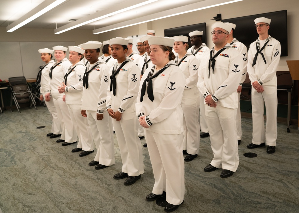 Navy Medicine Readiness and Training Unit Portsmouth conducts Spring Uniform Inspection