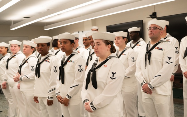 Navy Medicine Readiness and Training Unit Portsmouth conducts Spring Uniform Inspection