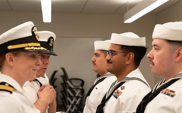 Navy Medicine Readiness and Training Unit Portsmouth conducts Spring Uniform Inspection