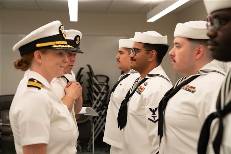 Navy Medicine Readiness and Training Unit Portsmouth conducts Spring Uniform Inspection