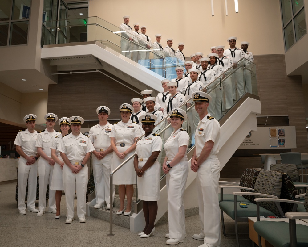 Navy Medicine Readiness and Training Unit Portsmouth conducts Spring Uniform Inspection