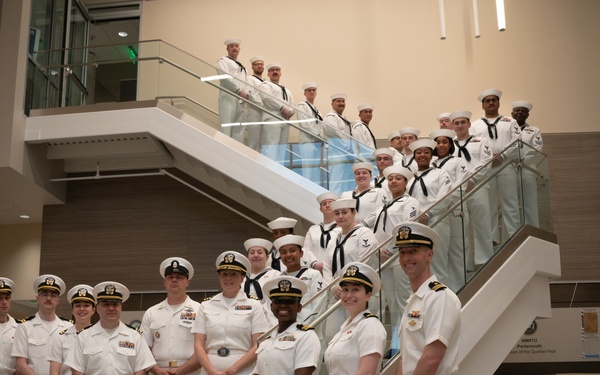 Navy Medicine Readiness and Training Unit Portsmouth conducts Spring Uniform Inspection
