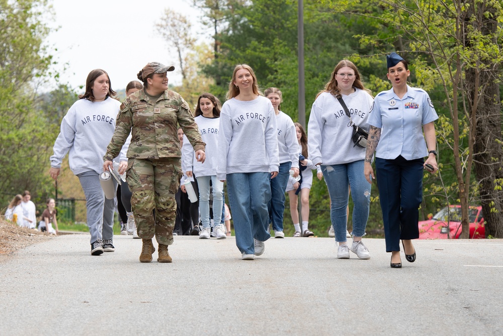 Junior ROTC cadets learn more about Air Force careers