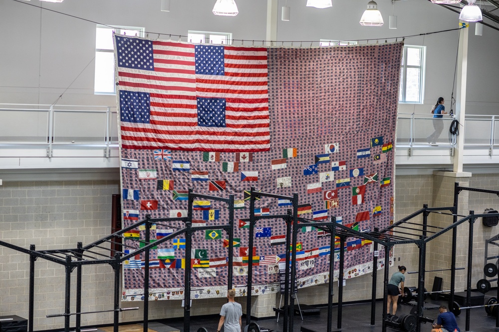 Camp Lejeune Marks 129th Stop for 9/11 Memorial Flag