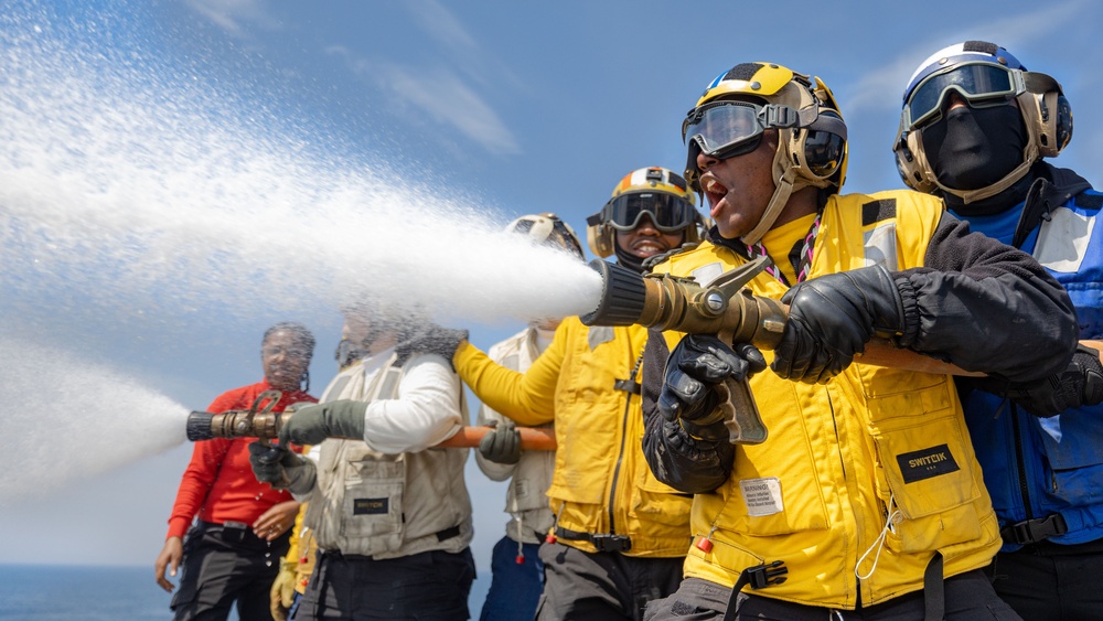 Wasp Conducts Aviation Firefighting Drill