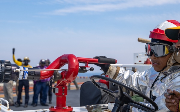 Wasp Conducts Aviation Firefighting Drill