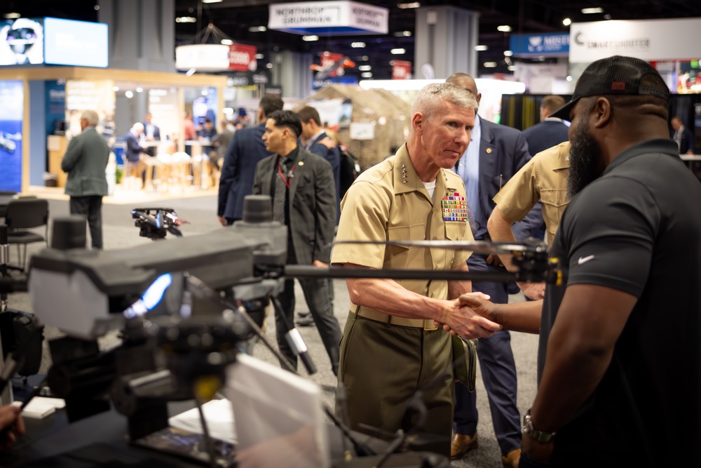 Commandant, Gen. Eric Smith, attends Modern Day Marine 2025