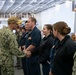 Commander, Carrier Strike Group 3, tours Abraham Lincoln