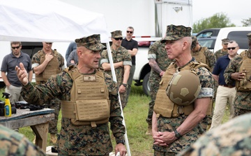Commandant, Gen. Eric Smith, visits Marine Corps Attack Drone Team at MCB Quantico
