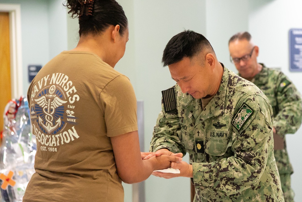 Blessing of the Hands at Naval Hospital Jacksonville