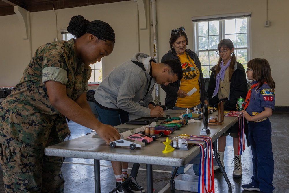 1st BN and Cub Scout Pack 277 Pinewood Derby
