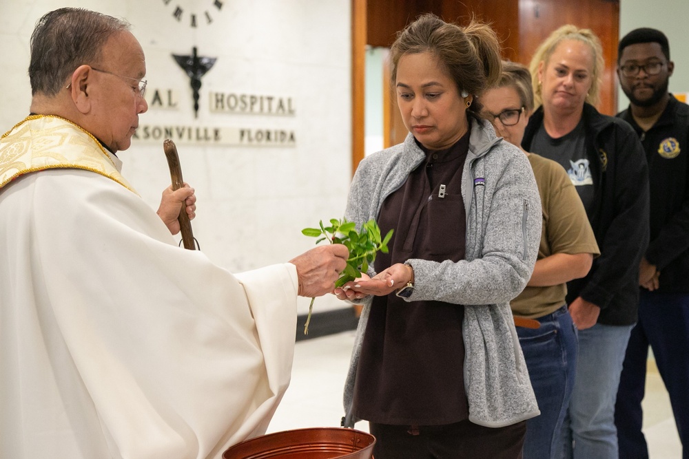 Blessing of the Hands at Naval Hospital Jacksonville