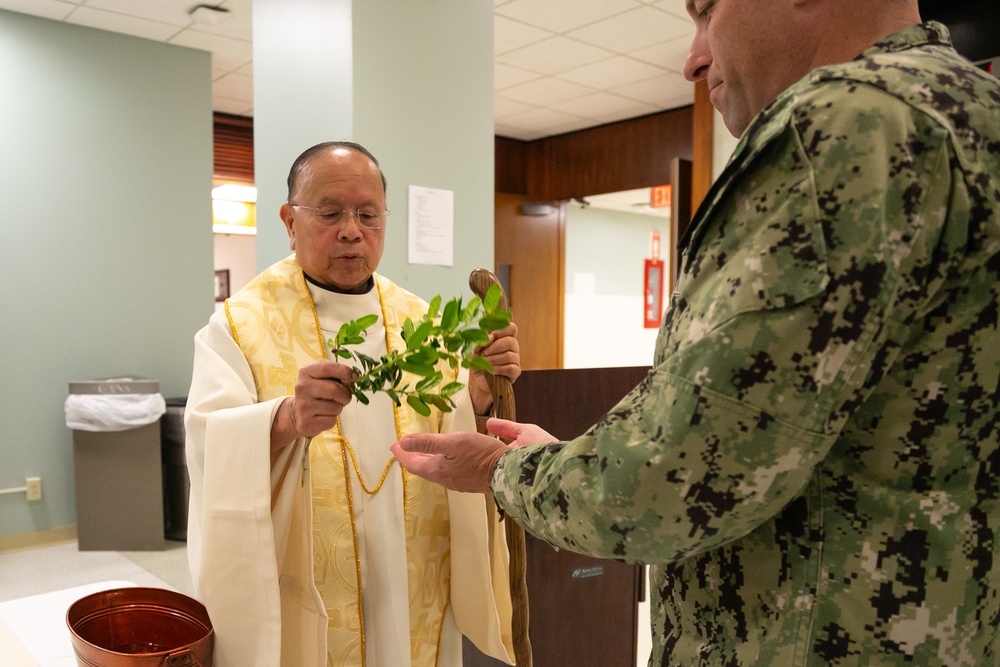 Blessing of the Hands at Naval Hospital Jacksonville