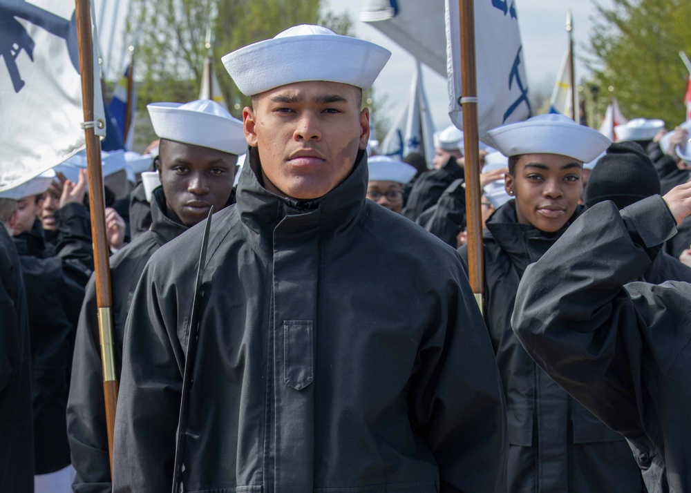 Pass-In-Review At Recruit Training Command