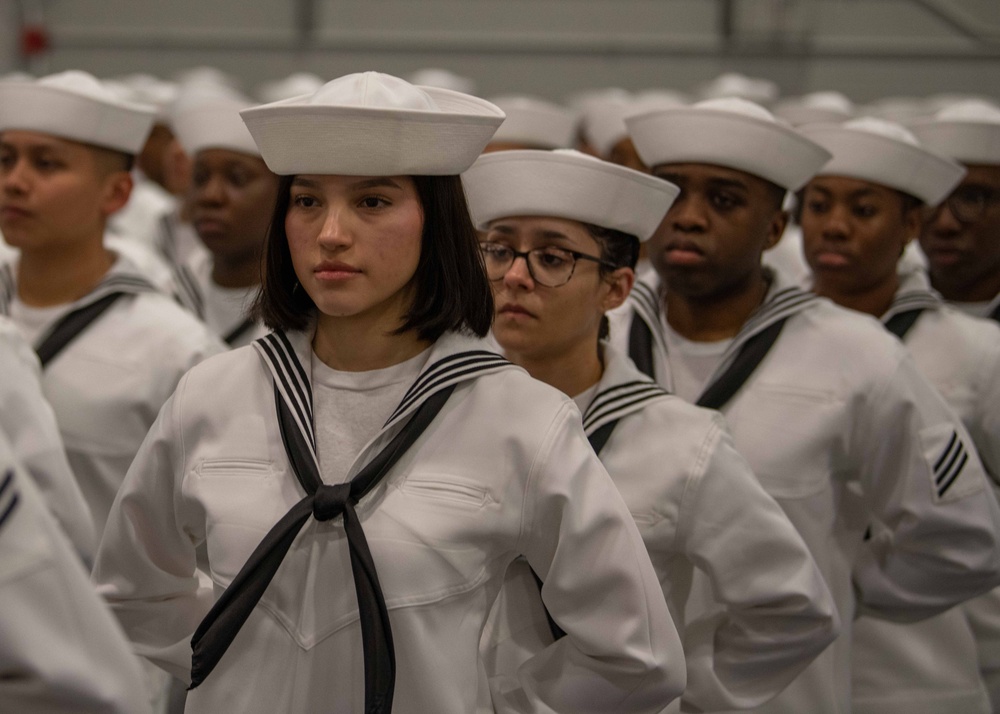 Pass-In-Review At Recruit Training Command