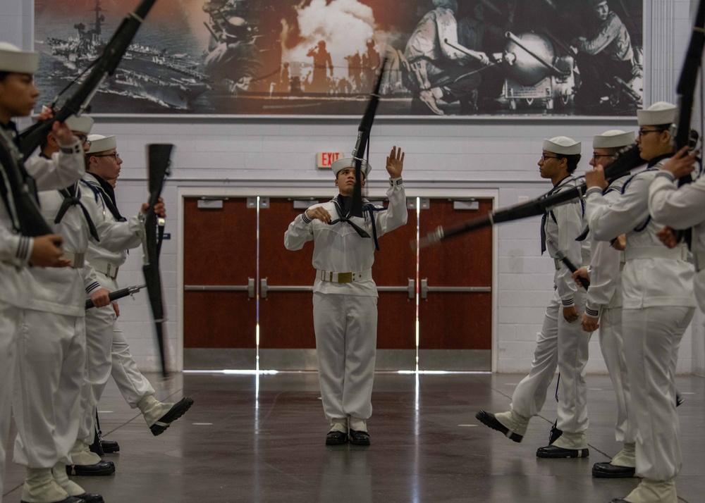 Pass-In-Review At Recruit Training Command