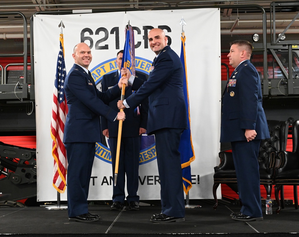 621 CRS change of command