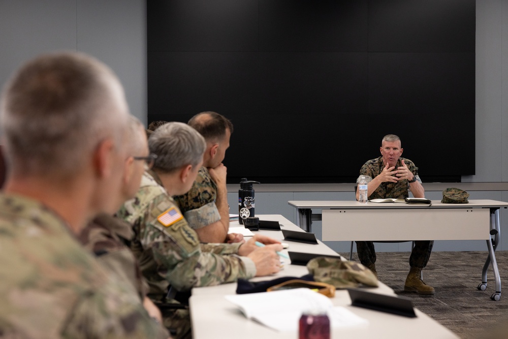 Commandant, Gen. Eric Smith, visits Marine Corps War College