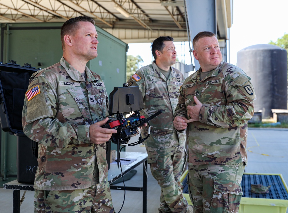 California National Guard Soldiers conduct tactical training with small unmanned aircraft systems