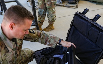California National Guard Soldiers conduct tactical training with small unmanned aircraft systems