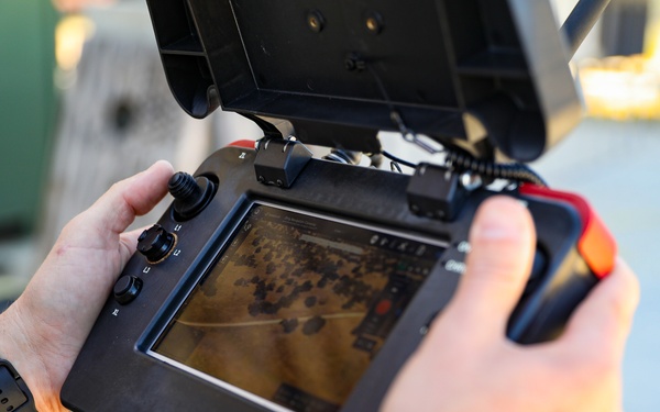 California National Guard Soldiers conduct tactical training with small unmanned aircraft systems
