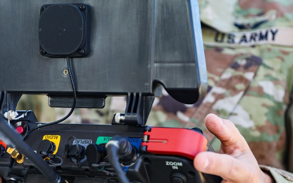 California National Guard Soldiers conduct tactical training with small unmanned aircraft systems