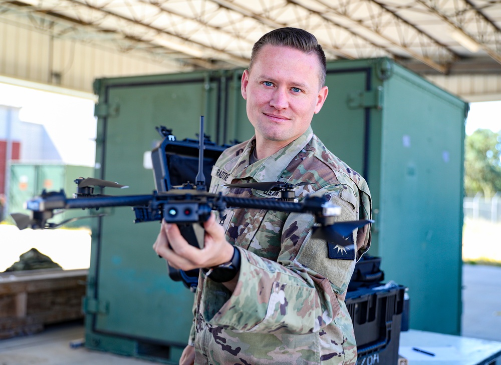 California National Guard Soldiers conduct tactical training with small unmanned aircraft systems