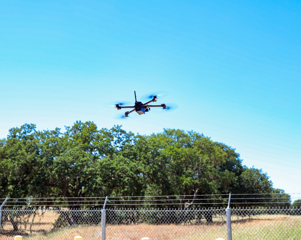California National Guard Soldiers conduct tactical training with small unmanned aircraft systems