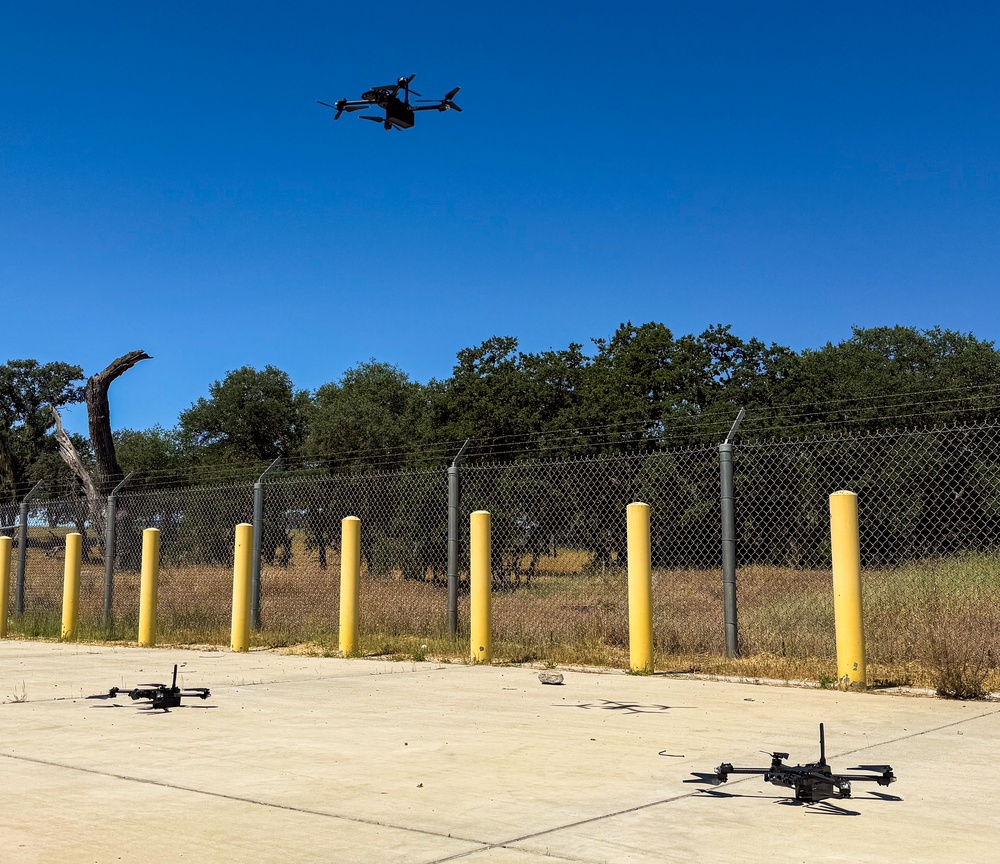 California National Guard Soldiers conduct tactical training with small unmanned aircraft systems