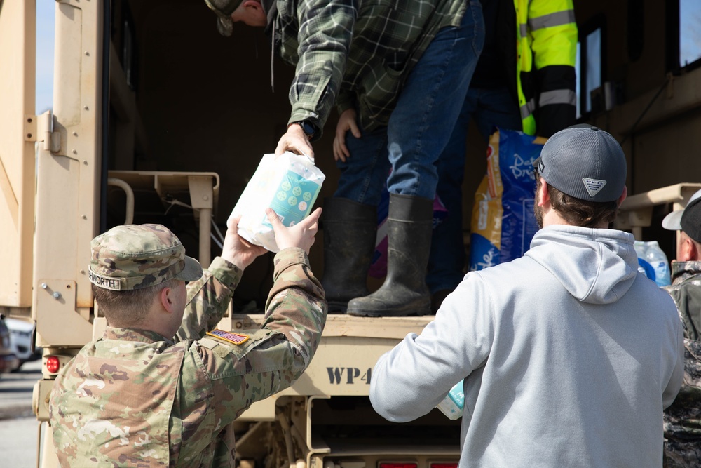 National Guard answers the call as near-historic flooding isolates Nelson County community