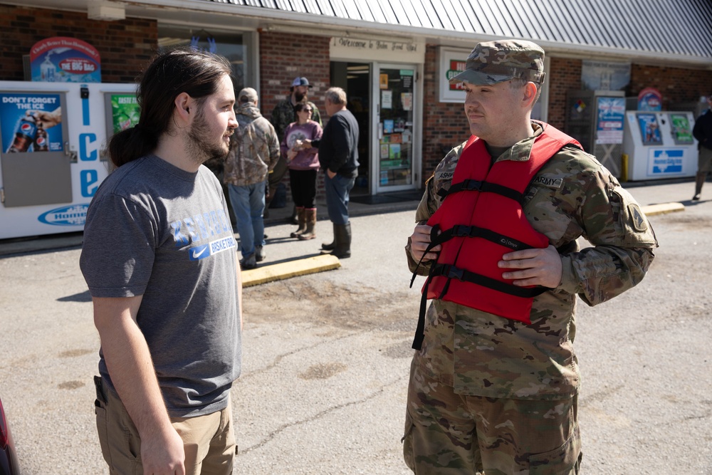 National Guard answers the call as near-historic flooding isolates Nelson County community