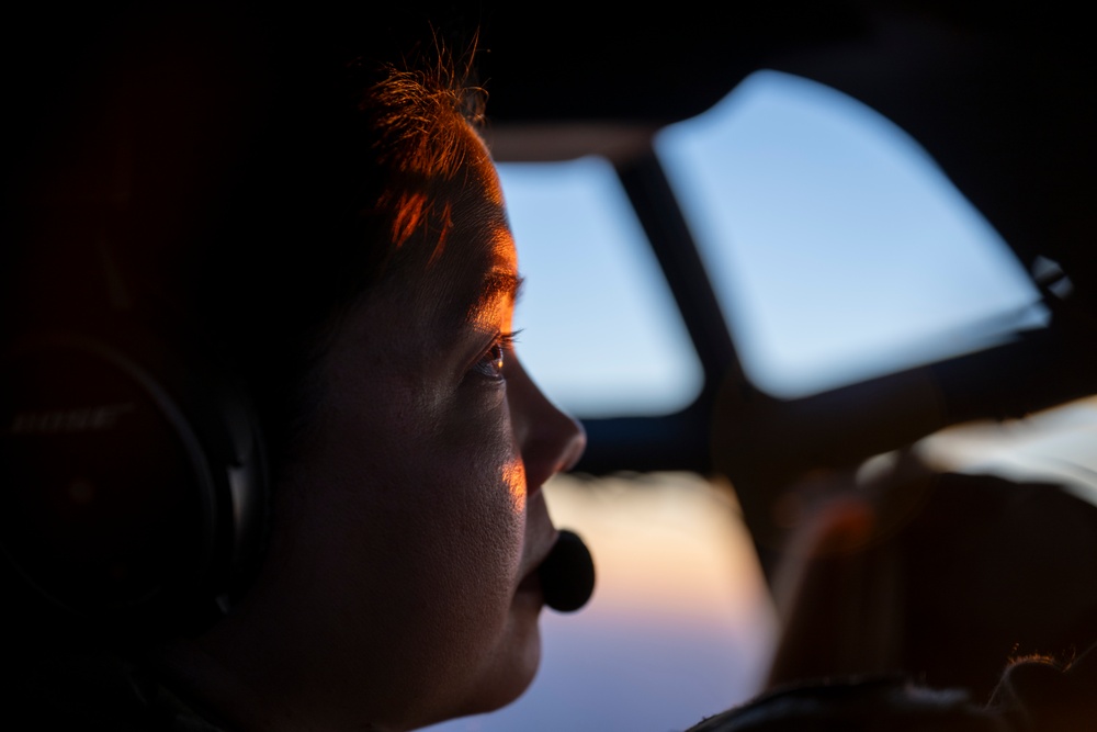 Air Force Jolly Green IIs refuel over USCENTCOM AOR
