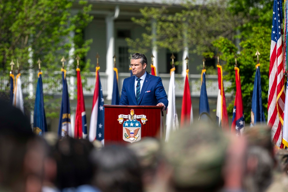 SECDEF Pete Hegseth visited the U.S. Army War College