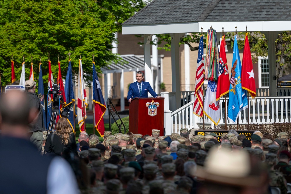 SECDEF Pete Hegseth visited the U.S. Army War College