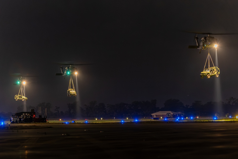 UH-60 sling load Infantry Squad Vehicles