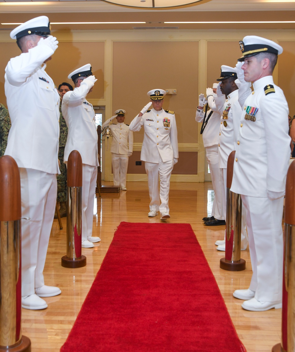 Expeditionary Medical Facility Kilo conducts change of command ceremony