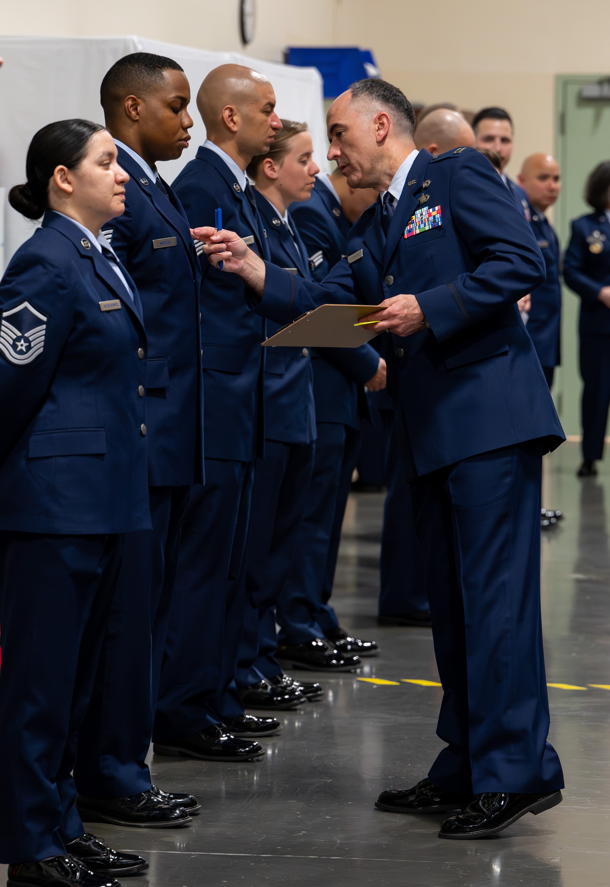 DVIDS - Images - Precision in Every Detail: Dress Blues Inspection